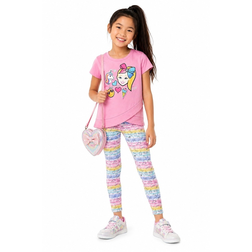 Big Girl Outfit Set JoJo Siwa Tee Leggings 10/12 New With Tags